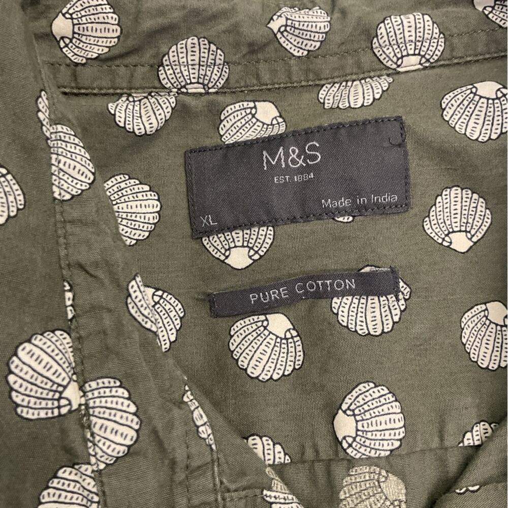 Marks and Spencer Clam Button-Up Shirt - Picture 3 of 3